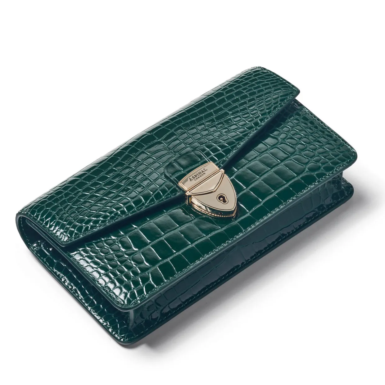 Mayfair® 2 Patent-Croc Clutch Bag