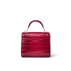 Outlet ASPINAL OF LONDON Mayfair® Mini Croc-Embossed Top Handle Bag