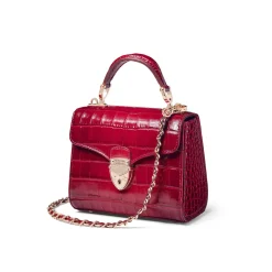 Outlet ASPINAL OF LONDON Mayfair® Mini Croc-Embossed Top Handle Bag
