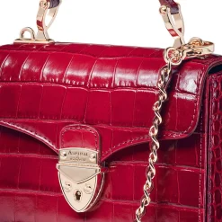 Outlet ASPINAL OF LONDON Mayfair® Mini Croc-Embossed Top Handle Bag