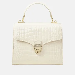 Mayfair® Patent-Croc Midi Crossbody Bag