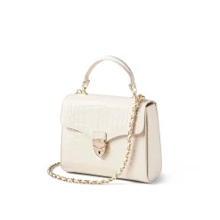 Mayfair® Patent-Croc Midi Crossbody Bag