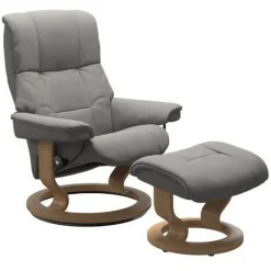 Hot STRESSLESS Mayfair Silver Grey Large Recliner