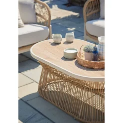 McKinney Dining Lounge Set & Cover Latte Ash