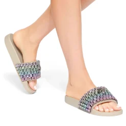 Meena Eagle Jewel Slides