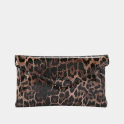 Discount CARVELA Megan Leopard Print Envelope Clutch