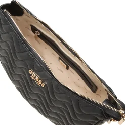 Melisandra Logo Quilted Shoulder Bag