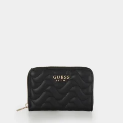 Fashion GUESS Melisandra Quilted Zip Around Wallet