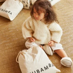 Merino Sheepskin Baby Booties Milk