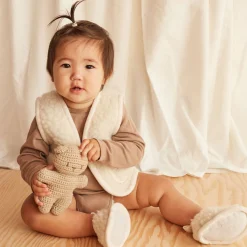 Discount BINIBAMBA Merino Snuggle Vest Milk