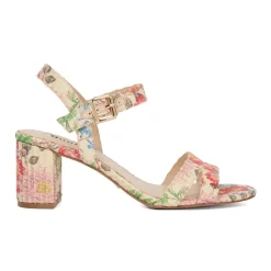 Merisa Floral Block Heels