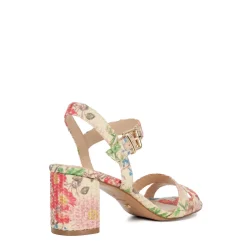 Merisa Floral Block Heels