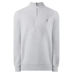 Discount POLO RALPH LAUREN Mesh-Knit Quarter-Zip Sweater