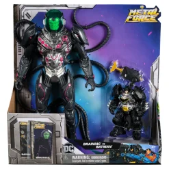 Clearance SUPERHEREOS Metal Force Brainiac vs. Batman Action Figure Pack 30cm