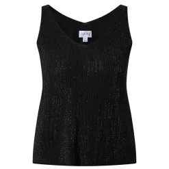 New JOSEPH RIBKOFF Metallic Knit Cami