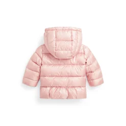 Metallic Polo Player Logo Down Jacket 9-24 Months