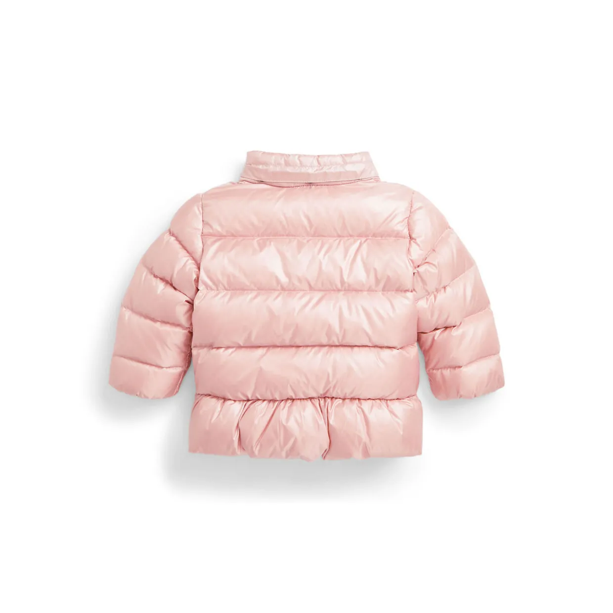 Metallic Polo Player Logo Down Jacket 9-24 Months
