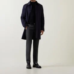 Micro Check Print Trousers