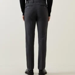 Micro Check Print Trousers