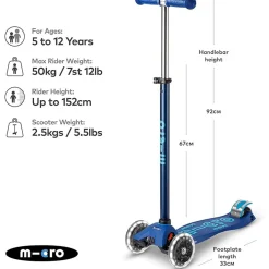Micro LED Maxi Deluxe Scooter
