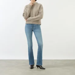 Mid-Rise Bootcut Slim Illusion Jeans