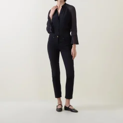 Mid-Rise Slim Leg Jeans