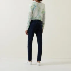 Mid-Rise Slim Leg Jeans