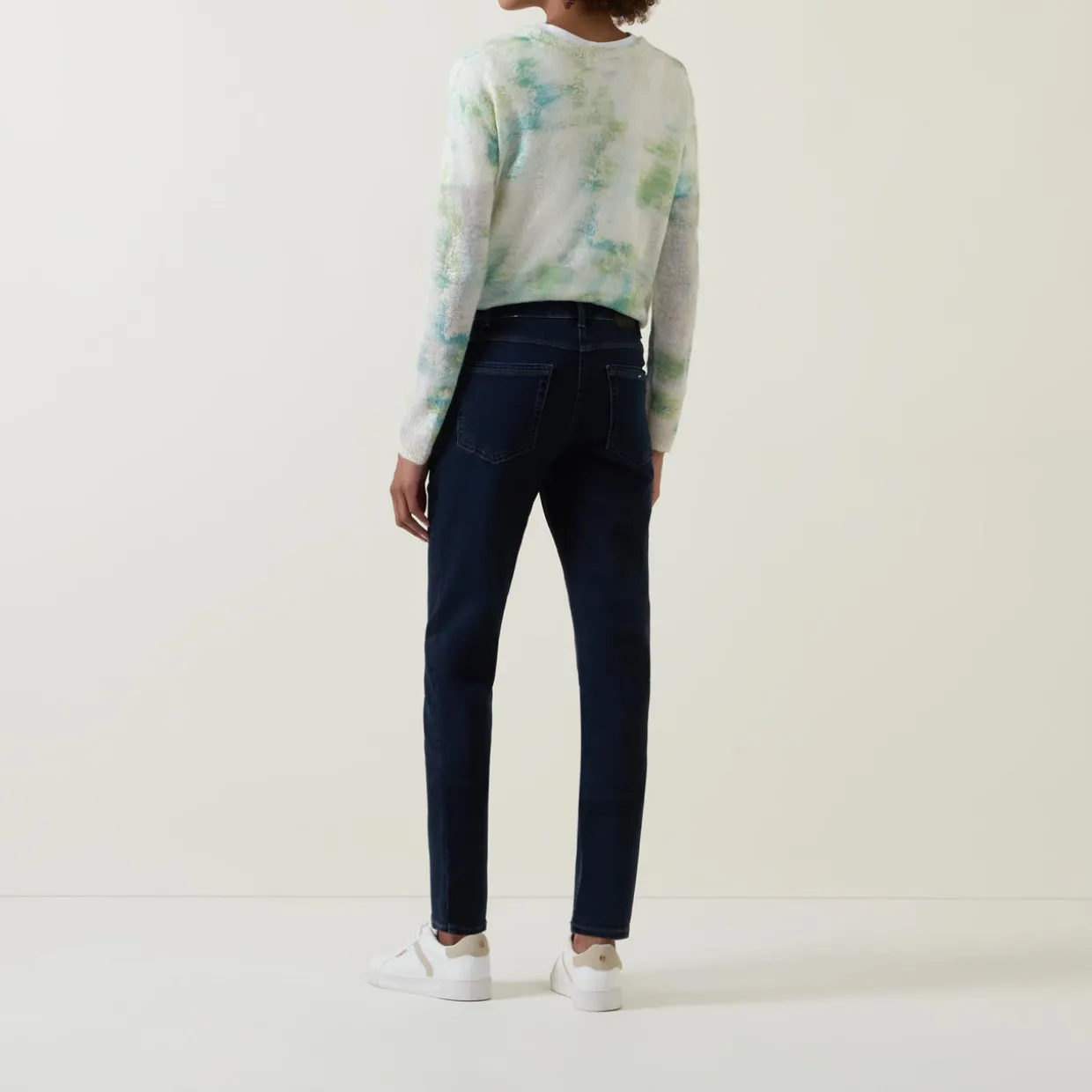 Mid-Rise Slim Leg Jeans
