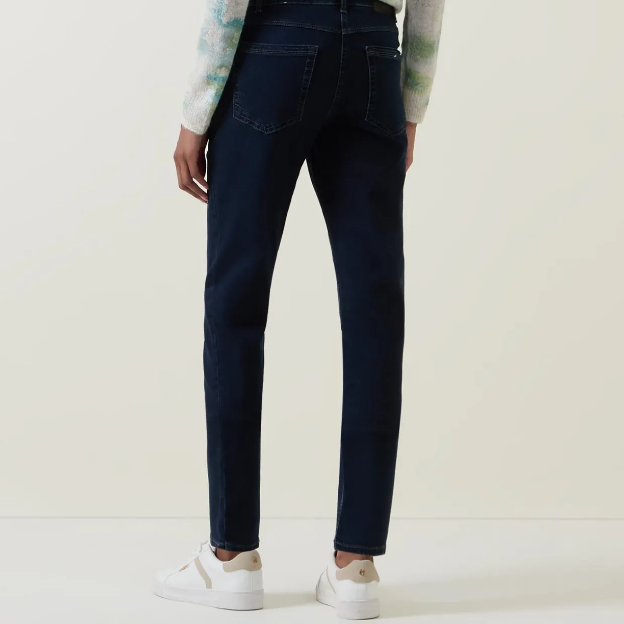 Mid-Rise Slim Leg Jeans