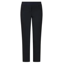 Mid-Rise Straight Leg Cropped Trousers