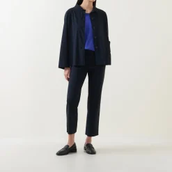 Hot OSKA Mid-Rise Straight Leg Cropped Trousers