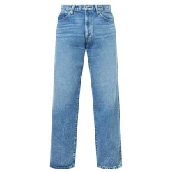 Mid-Rise Straight Leg Jeans