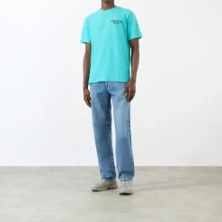 Mid-Rise Straight Leg Jeans