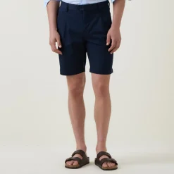 Fashion BOGGI MILANO Mid-Rise Straight Leg Shorts