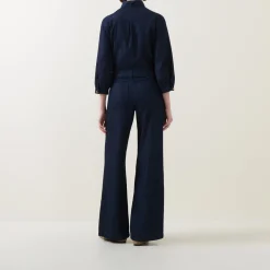 Discount LUISA CERANO Mid-Rise Wide Leg Jeans