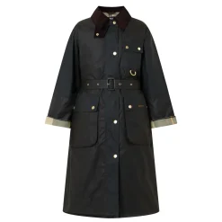 Milda Long Wax Jacket