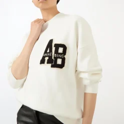 Miles Letterman Oversized Sweatshirt