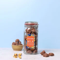 Sale COCOBA Milk Chocolate Covered Honeycomb Jar
