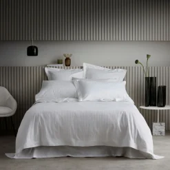 New SHERIDAN Millennia King Pillowcase Pair Snow