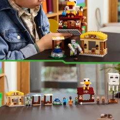 Sale LEGO Minecraft The Ghast Balloon Village Attack Set