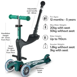 Mini Micro 3-in-1 Scooter