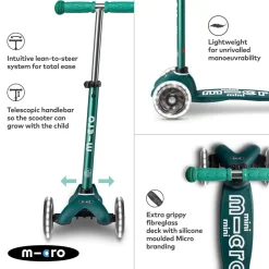 Mini Micro LED Scooter