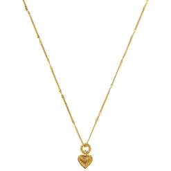 Online MISSOMA Mini Ridge Heart Charm Pendant Necklace
