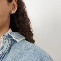 Mini Tri-Prong Stud Earrings