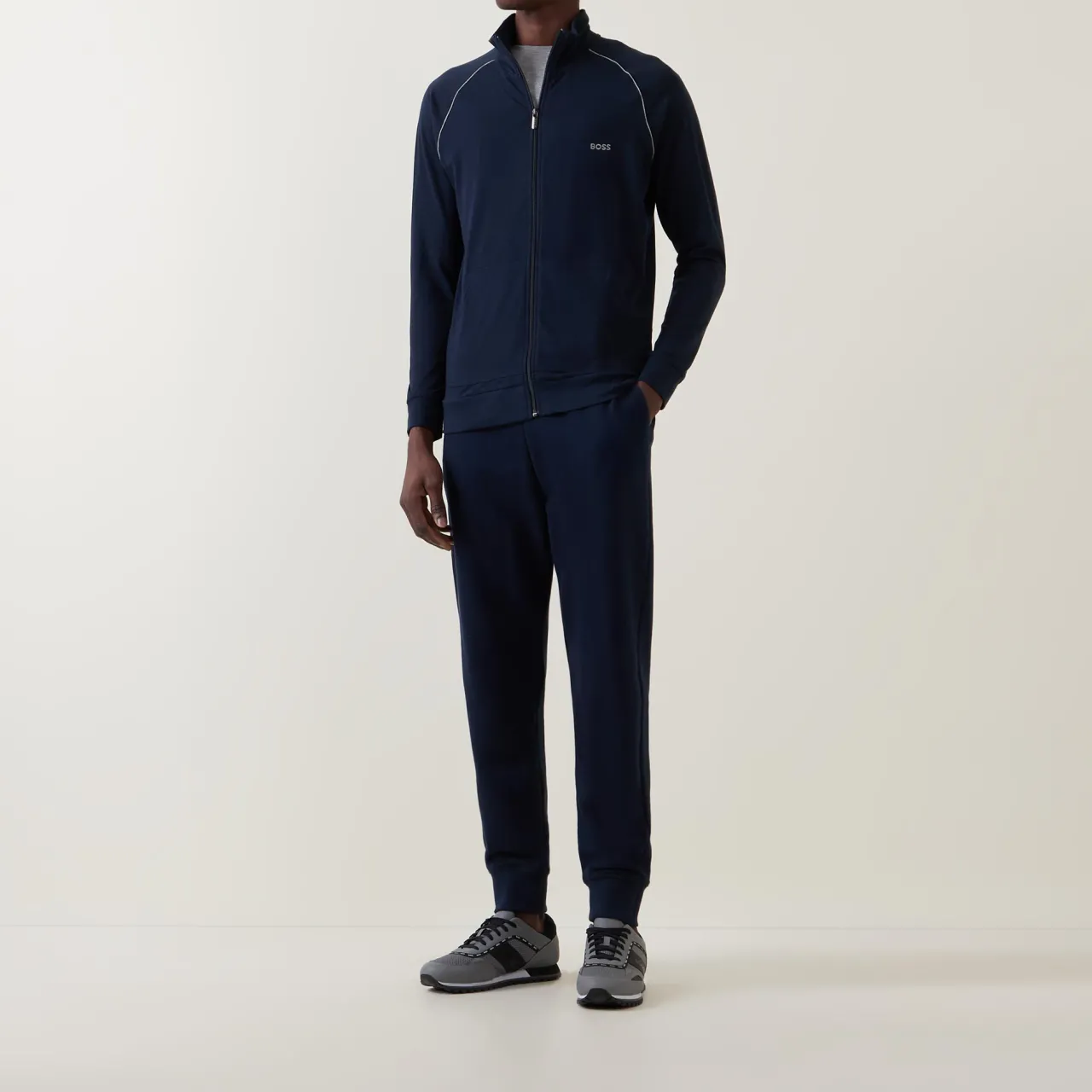 Online BOSS Mix&Match Piped Logo Sweatshirt