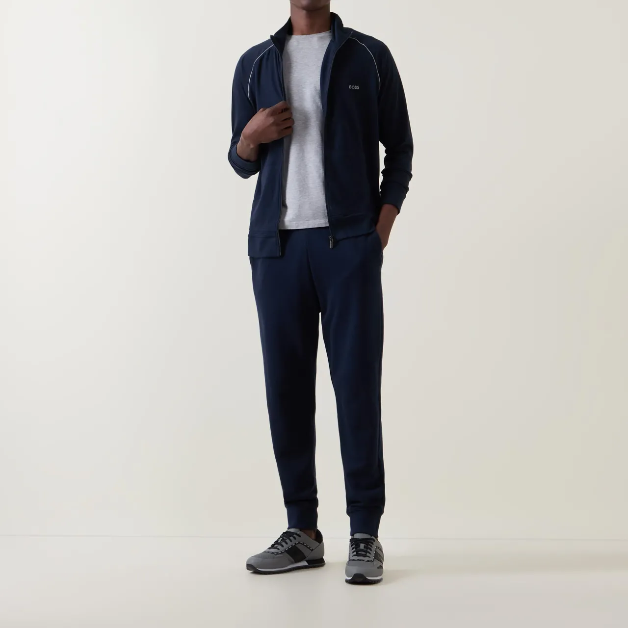 Online BOSS Mix&Match Piped Logo Sweatshirt