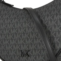 MK Logo Small Saddle Shoulder Bag
