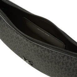 MK Logo Small Saddle Shoulder Bag