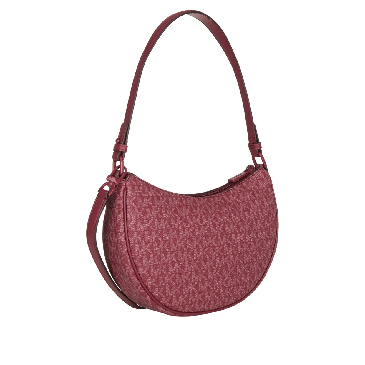 MK Logo Small Saddle Shoulder Bag