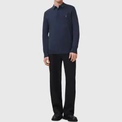 Mode Logo Knit Polo Shirt